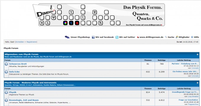 Screenshot drillingsraum.de